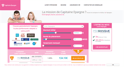 Desktop Screenshot of capitaine-epargne.com